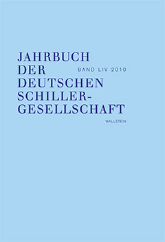 Buchcover von »Friedrich Schiller als Auftraggeber seiner Porträts«