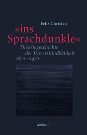 Buchcover von »"ins Sprachdunkle"«