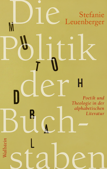 Buchcover von »Die Politik der Buchstaben«