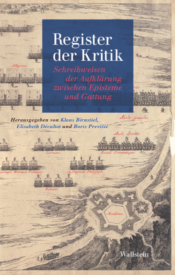 Buchcover von »Register der Kritik«