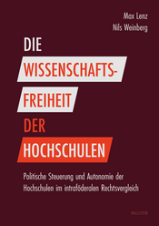 Buchcover: Die Wissenschaftsfreiheit der Hochschulen